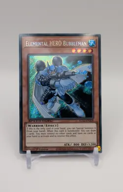 Elemental HERO Bubbleman (Secret Rare) SGX2-ENA08 Speed Duel GX: Midterm Paradox - Image 1