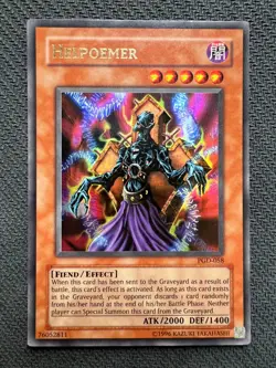 Yugioh Helpoemer Unlimited Edition Ultra Rare PGD-058 LP - Image 1
