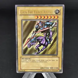 Yugioh - Gaia The Fierce Knight LOB-006 Unlimited - The Legend of Blue Eyes Whit - Image 1