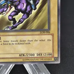 Yugioh - Gaia The Fierce Knight LOB-006 Unlimited - The Legend of Blue Eyes Whit - Image 3