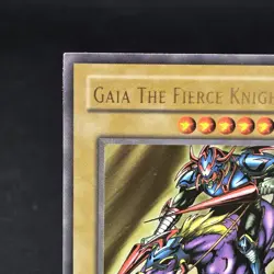 Yugioh - Gaia The Fierce Knight LOB-006 Unlimited - The Legend of Blue Eyes Whit - Image 5