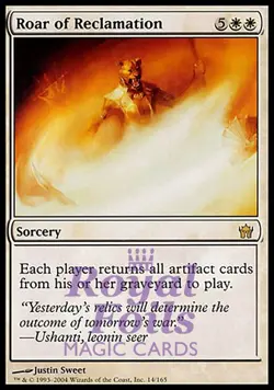 Roar of Reclamation 1x FOIL 5DN MTG 5th Fifth Dawn Rare MINT white - Image 1