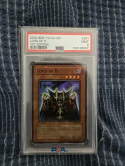 Konami Yu-Gi-Oh! TCG 2002 Lord of D. SDK-041 Starter Deck Kaiba 1st Ed PSA 9 - Image 3