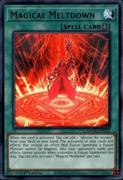 YuGiOh Maximum Gold #MAGO-EN152 Magical Meltdown Rare - Image 1