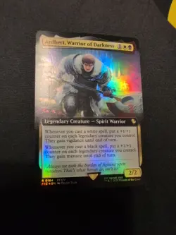 Ardbert, Warrior of Darkness (Extended Art Foil) 0164 R MTG Final Fantasy Card - Image 1