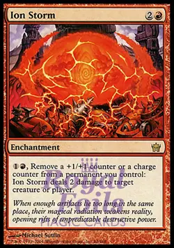 Ion Storm 1x FOIL 5DN MTG 5th Fifth Dawn Rare MINT red - Image 1