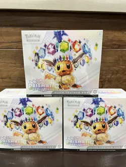 Pokemon TCG Scarlet & Violet Prismatic Evolutions ETB X 3 ✅FREE SHIP✅ - Image 3