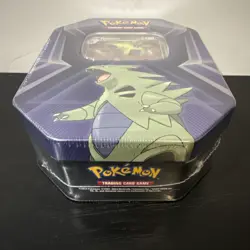 Pokemon TCG: Tyranitar Triple Whammy Collectors Tin - Factory Sealed - Image 5