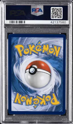 2017 POKEMON SUN & MOON #49 CHINCHOU-REVERSE FOIL PSA 9 - Image 2