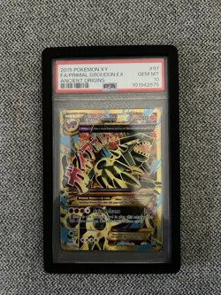 Pokemon Primal Groudon EX #97 PSA 10 XY Ancient Origins Full Art - Image 1