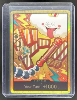 2025 One Piece Premium Booster V2 The Best Nami Don Card Gold #DON - Image 1