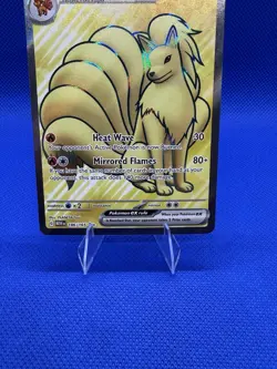 Pokemon TCG Ninetails EX Full Art Scarlet & Violet 151 Card 186/165 Rare Holo NM - Image 4