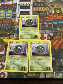 ERIKA’S TANGELA 79/132 Gym Heroes VINTAGE WOTC Pokemon Card (x3) - Set Of 3 🔥💎 - Image 2