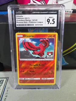 Oricorio 14/145 Sm-Guardians Rising Reverse Holo Pokemon TCG Card cgc 9.5 - Image 1