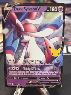 Dark Sylveon V SWSH134 SWSH: Sword & Shield Promo Cards Holo - Image 1