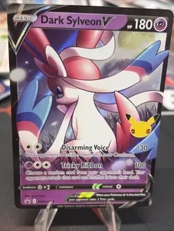 Dark Sylveon V SWSH134 SWSH: Sword & Shield Promo Cards Holo - Image 3