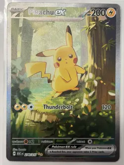 Pikachu ex - Ascended Heroes Special Illustration Rare Card 276/217 SIR NM/MINT - Image 1
