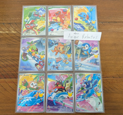 First Partner Illustration Series 1 FULL SET of 9 Cards Pokemon TCG 30th Anniv. - Image 1