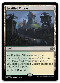 Fortified Village #331 (NM) Lost Caverns of Ixalan LCC Magic MTG - Image 1