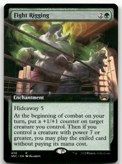 Fight Rigging (Extended Art) #430 (NM) Streets New Capenna SNC Magic MTG - Image 1