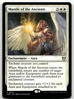 Mantle of the Ancients #70 (NM) Wilds of Eldraine WOC Magic MTG - Image 1