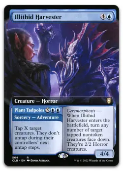 Illithid Harvester (Extended Art) #564 (NM) Baldur's Gate CLB Magic MTG - Image 1