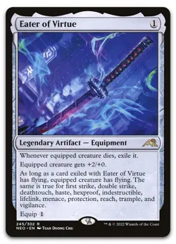 Eater of Virtue #245 (NM) Kamigawa Neon Dynasty NEO Magic MTG - Image 1