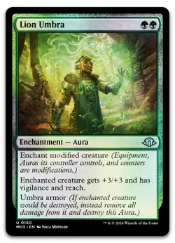 Lion Umbra #160 (Foil) (NM) Modern Horizons 3 MH3 Magic MTG - Image 1