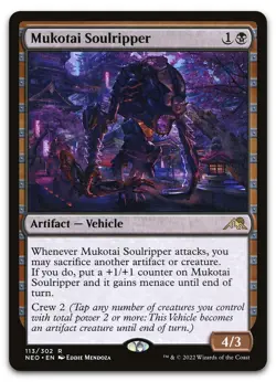 Mukotai Soulripper #113 (NM) Kamigawa Neon Dynasty NEO Magic MTG - Image 1