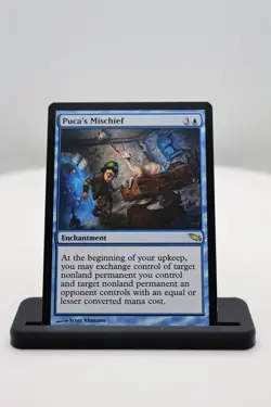 1x Puca's Mischief LP R Shadowmoor (SHM) MTG Magic the Gathering - Image 1