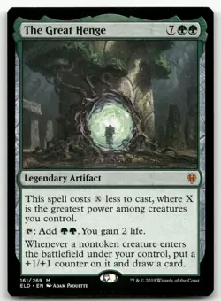 The Great Henge #161 (NM) Throne of Eldraine ELD Magic MTG - Image 1