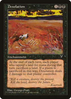 Desolation (MP) Visions VIS Magic MTG - Image 1