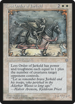 Lost Order of Jarkeld (MP) Ice Age ICE Magic MTG - Image 1