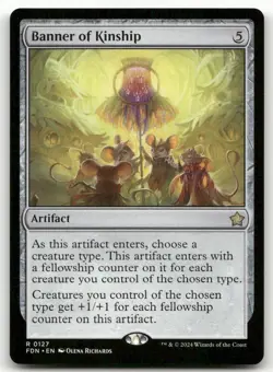 Banner of Kinship #127 (NM) Foundations FDN Magic MTG - Image 1