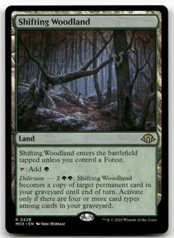 Shifting Woodland #228 (NM) Modern Horizons 3 MH3 Magic MTG - Image 1