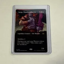 MTG Zurgo, Thunder's Decree (Borderless) Tarkir: Dragonstorm Regular - Image 1