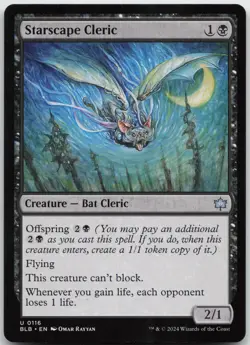 Starscape Cleric (116) Bloomburrow NM - MTG - Image 1
