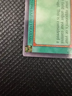 Yugioh Monster Reborn LOB-118 Ultra Rare 1st Edition - MP - OG PRINT ENGLISH - Image 5