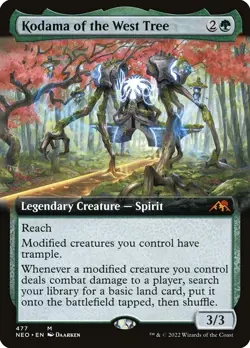 Kodama of the West Tree (Extended Art) Kamigawa: Neon Dynasty #477 MYTHIC - Image 1