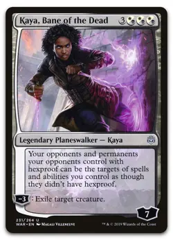 Kaya, Bane of the Dead #231 (NM) War of the Spark WAR Magic MTG - Image 1