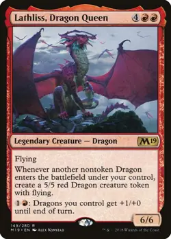 NM - Normal - Lathliss, Dragon Queen - 149 - Core Set 2019 - Image 1