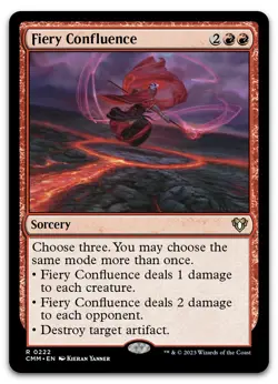 Fiery Confluence #222 (NM) Commander Masters CMM Magic MTG - Image 1