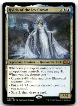 Hylda of the Icy Crown #206 (NM) Wilds of Eldraine WOE Magic MTG - Image 1