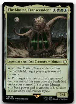 The Master, Transcendent #6 (Foil) (NM) Fallout PIP Magic MTG - Image 1
