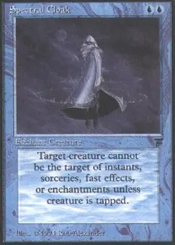 Spectral Cloak Magic mtg Light Play, English Legends x1 - Image 1