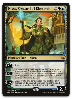 Nissa, Steward of Elements #204 (NM) Amonkhet AKH Magic MTG - Image 1