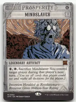 Mindslaver #63 (NM) Thunder Junction OTP Magic MTG - Image 1
