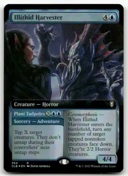 Illithid Harvester (Extended Art) #564 (Foil) (NM) Baldur's Gate CLB Magic MTG - Image 1