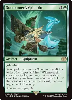 SUMMONER'S GRIMOIRE mtg NM-M Final Fantasy 1 Rare - Image 1