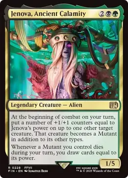 JENOVA, ANCIENT CALAMITY mtg NM-M Final Fantasy 1 Rare - Image 1